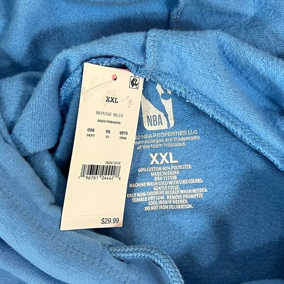 NBA Golden State Warriors Blue Gradient Hoodie, Size XXL, NWT - Picture 4 of 7